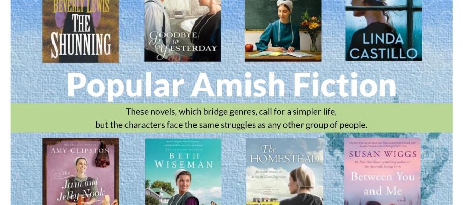 Put down the phone and simplify by reading an engaging Amish romance or thriller!