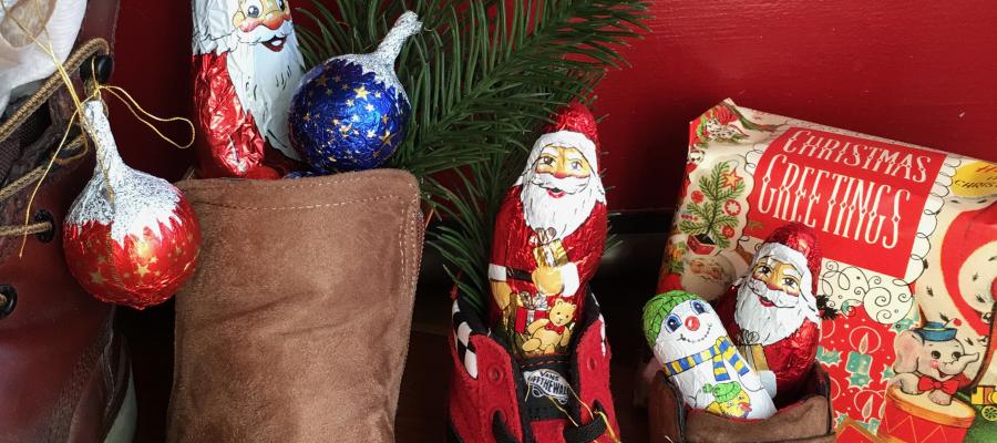 shoes filled by St. Nikolaus