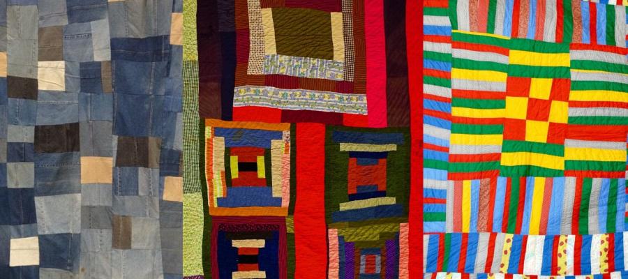 examples of Gee's Bend quilts